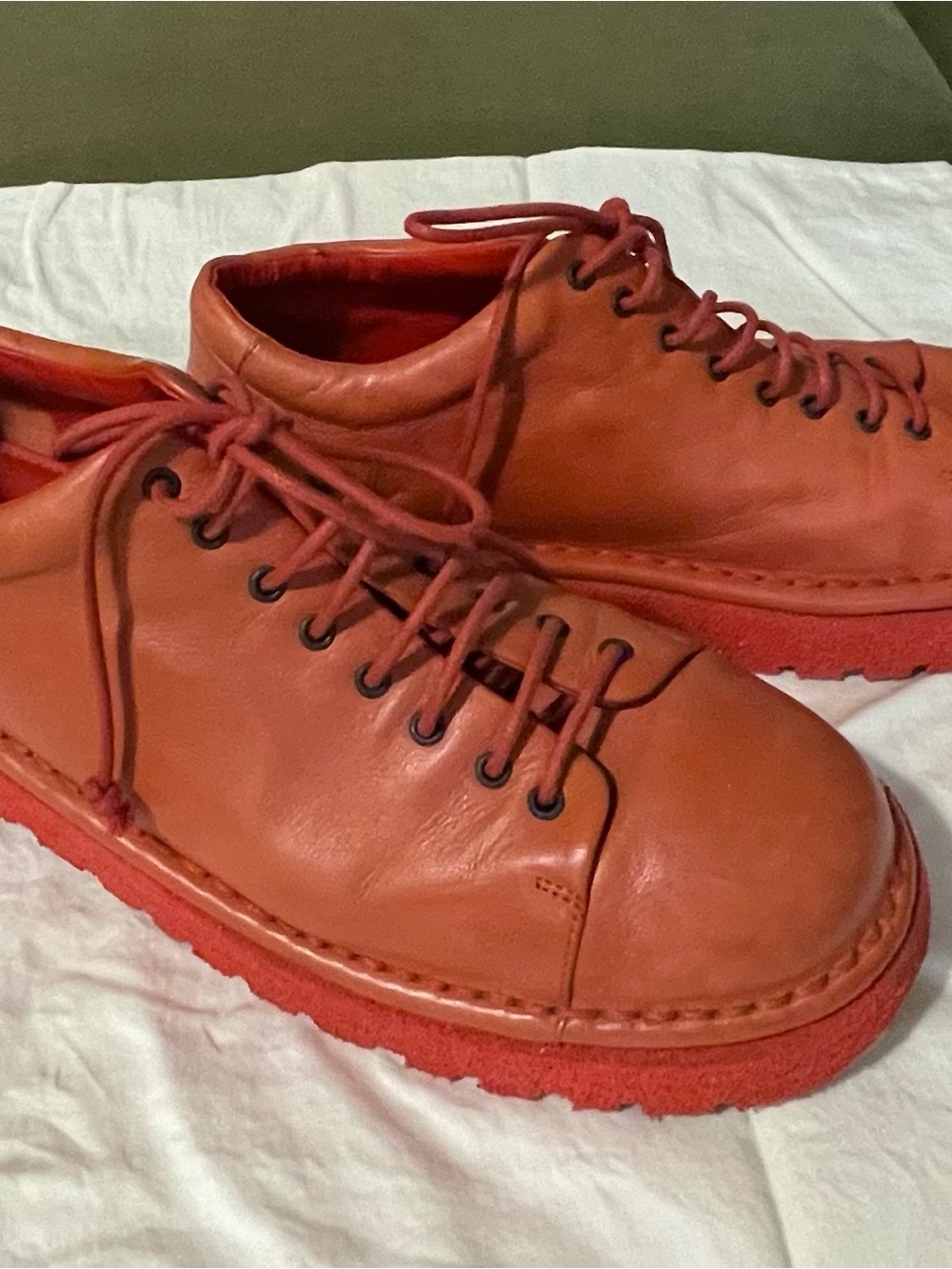 Marsèll Red Gomme Pallottola Derbys in Red